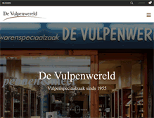 Tablet Screenshot of devulpenwereld.nl